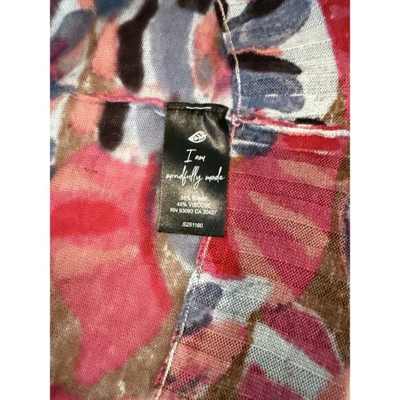 Nic+Zoe Firework Foliage Bolero Cardigan M Floral Lightweight NWT - Picture 5 of 5